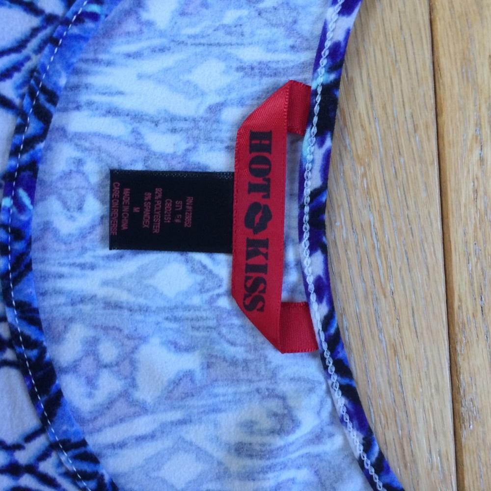 Blue Pattern dress - Picture 5 of 5
